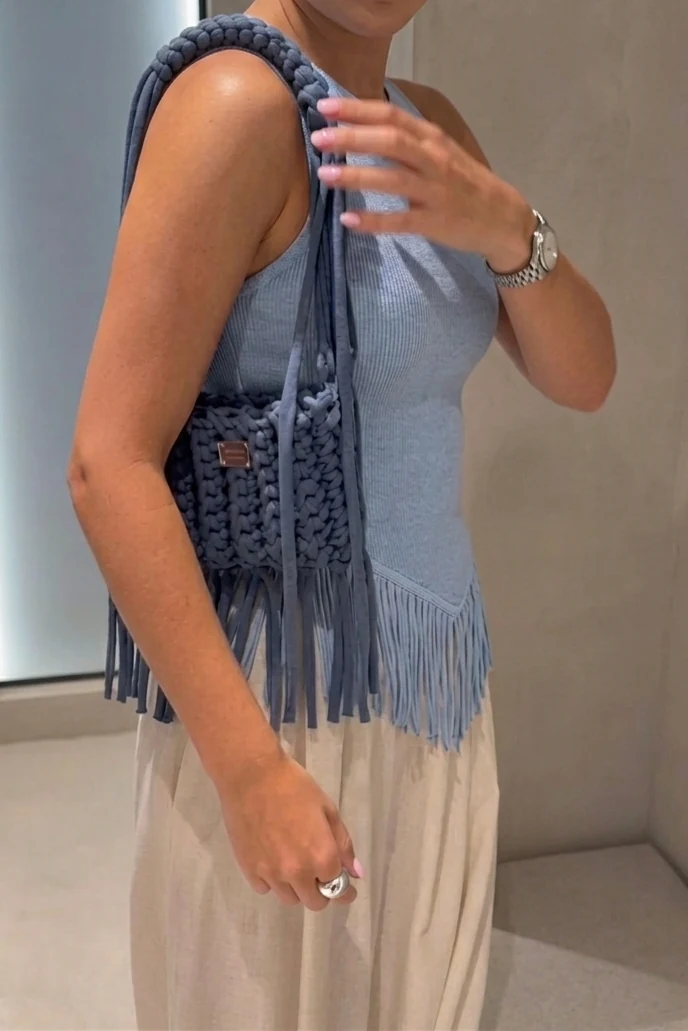 Fringe Mini Tote Bag — photo 3
