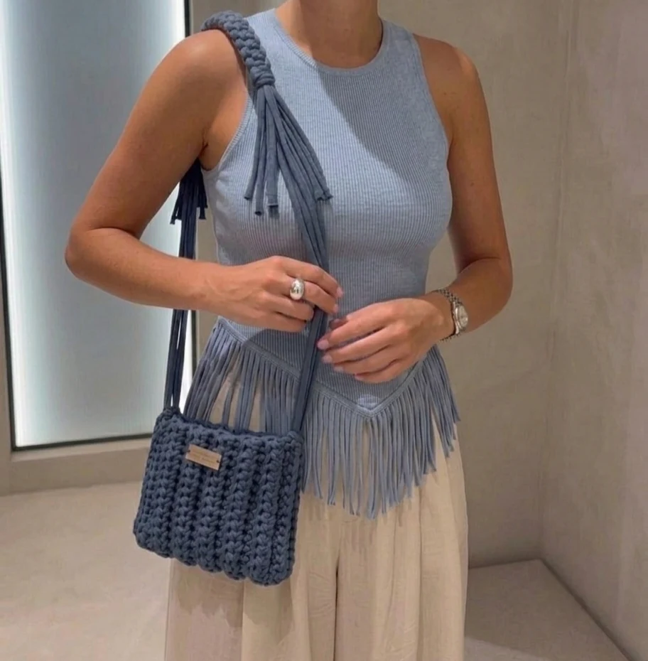Fringe Mini Tote Bag — photo 4